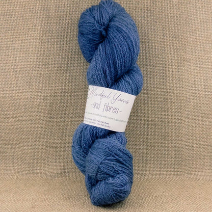 Ontario Corriedale Alpaca Lace Weight Yarn - Mindful Yarns - Logwood 60808
