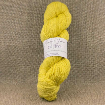 Ontario Corriedale Alpaca Lace Weight Yarn - Mindful Yarns - Weld 60817