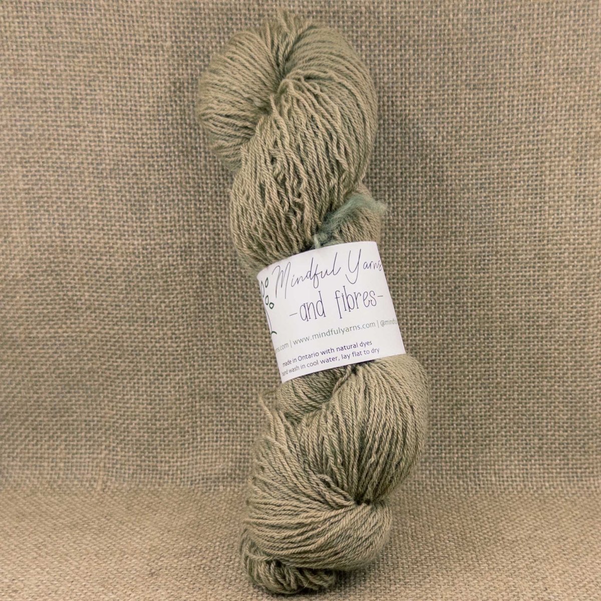 Ontario Corriedale Mohair Fingering Weight Yarn - Mindful Yarns - Cutch + Saxon 60818