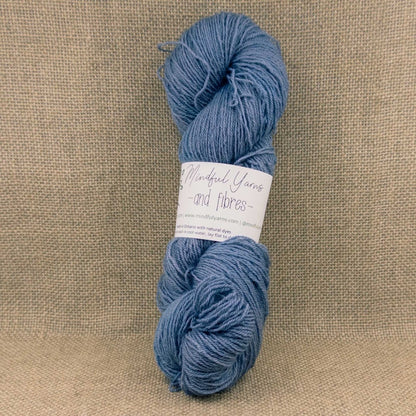 Ontario Corriedale Mohair Fingering Weight Yarn - Mindful Yarns - Logwood + Saxon 60812