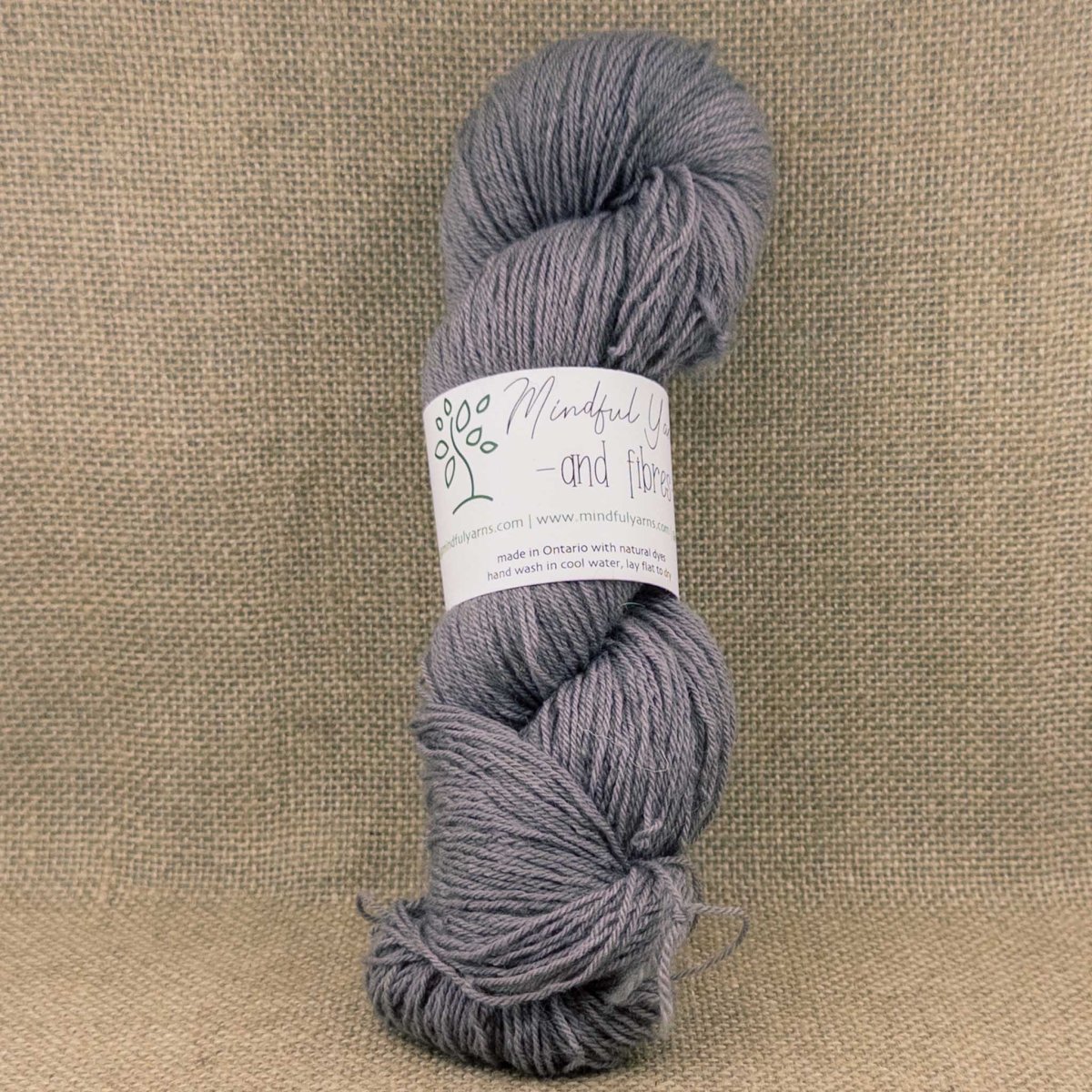 Ontario Corriedale Mohair Fingering Weight Yarn - Mindful Yarns - Sequoia 60818