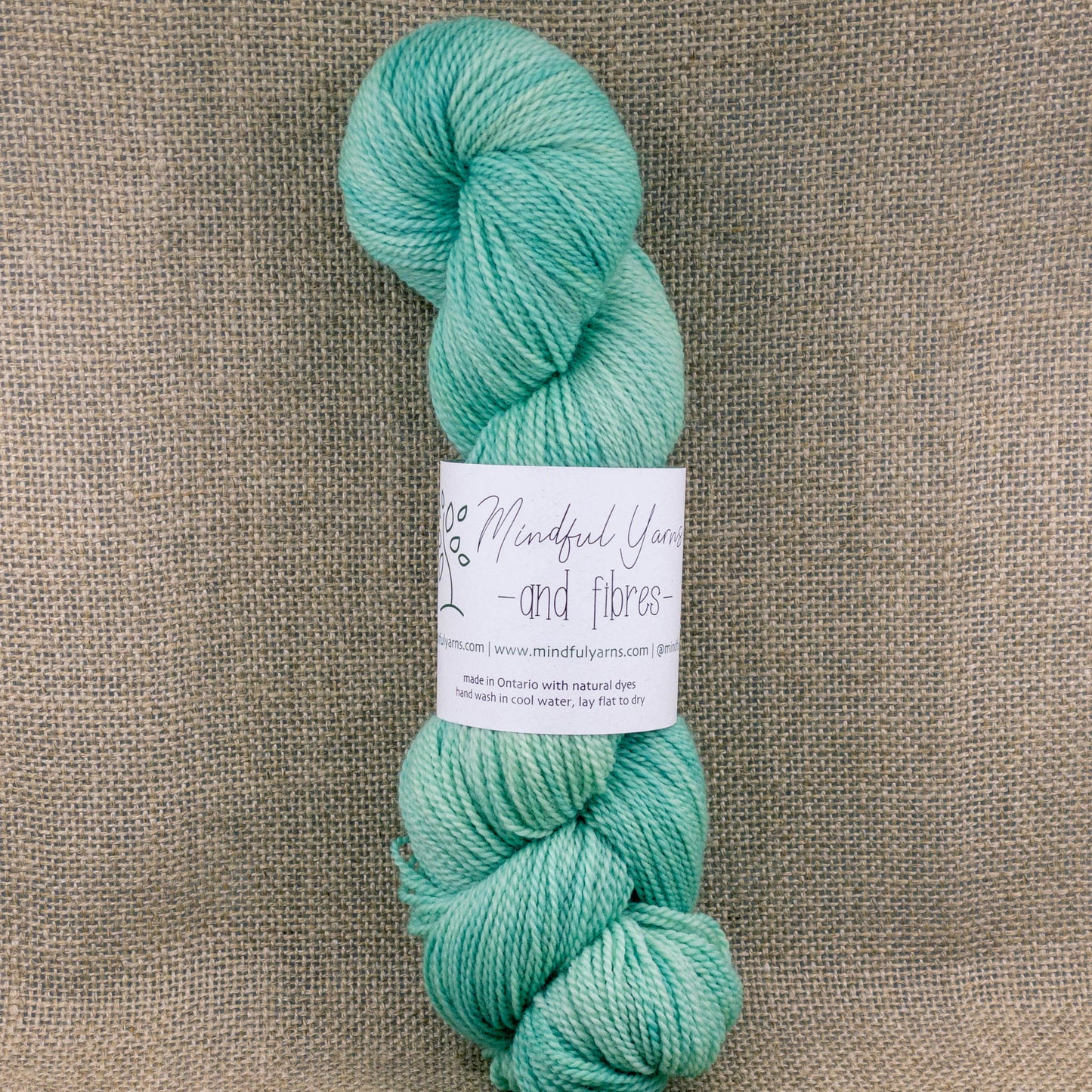 Organic Fingering Weight Wool - Mindful Yarns - Saxon 50730