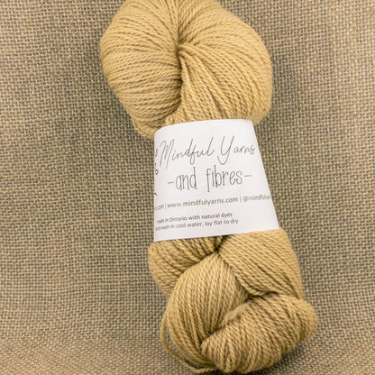 Organic Fingering Weight Wool - Mindful Yarns - Walnut X - 0803