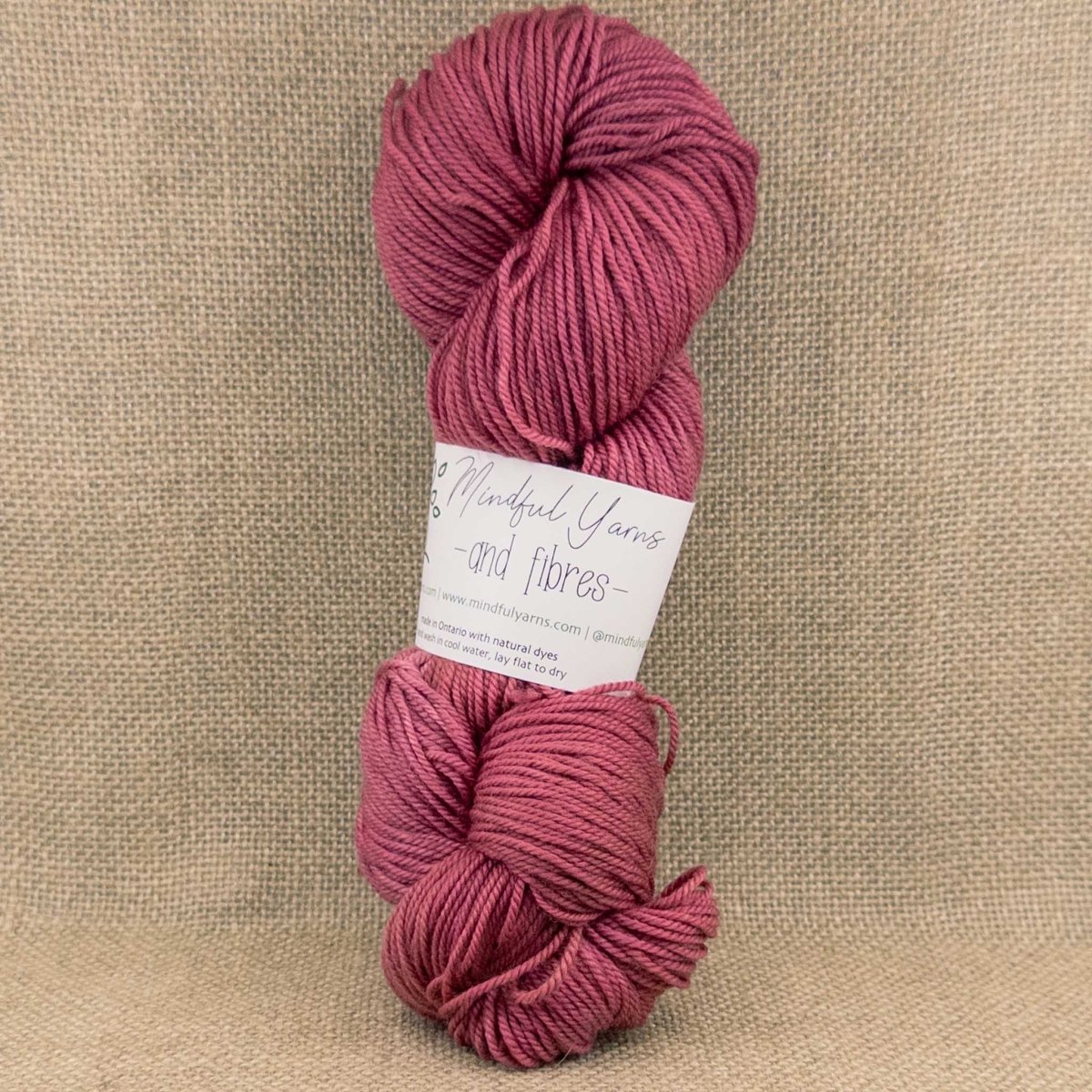 Organic Sport Weight Wool - Mindful Yarns - Cochineal 60808