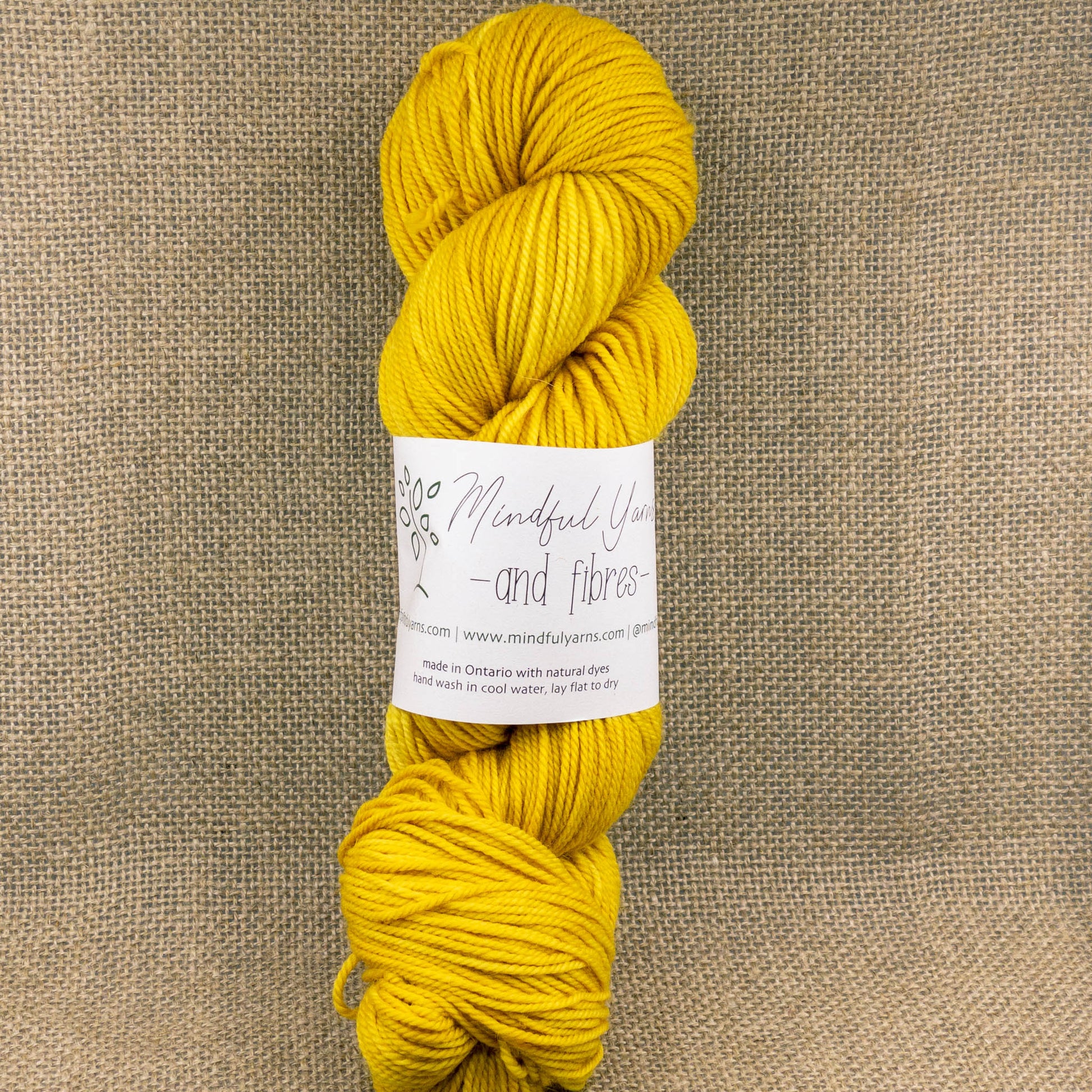 Organic Sport Weight Wool - Mindful Yarns - Fustic 50728