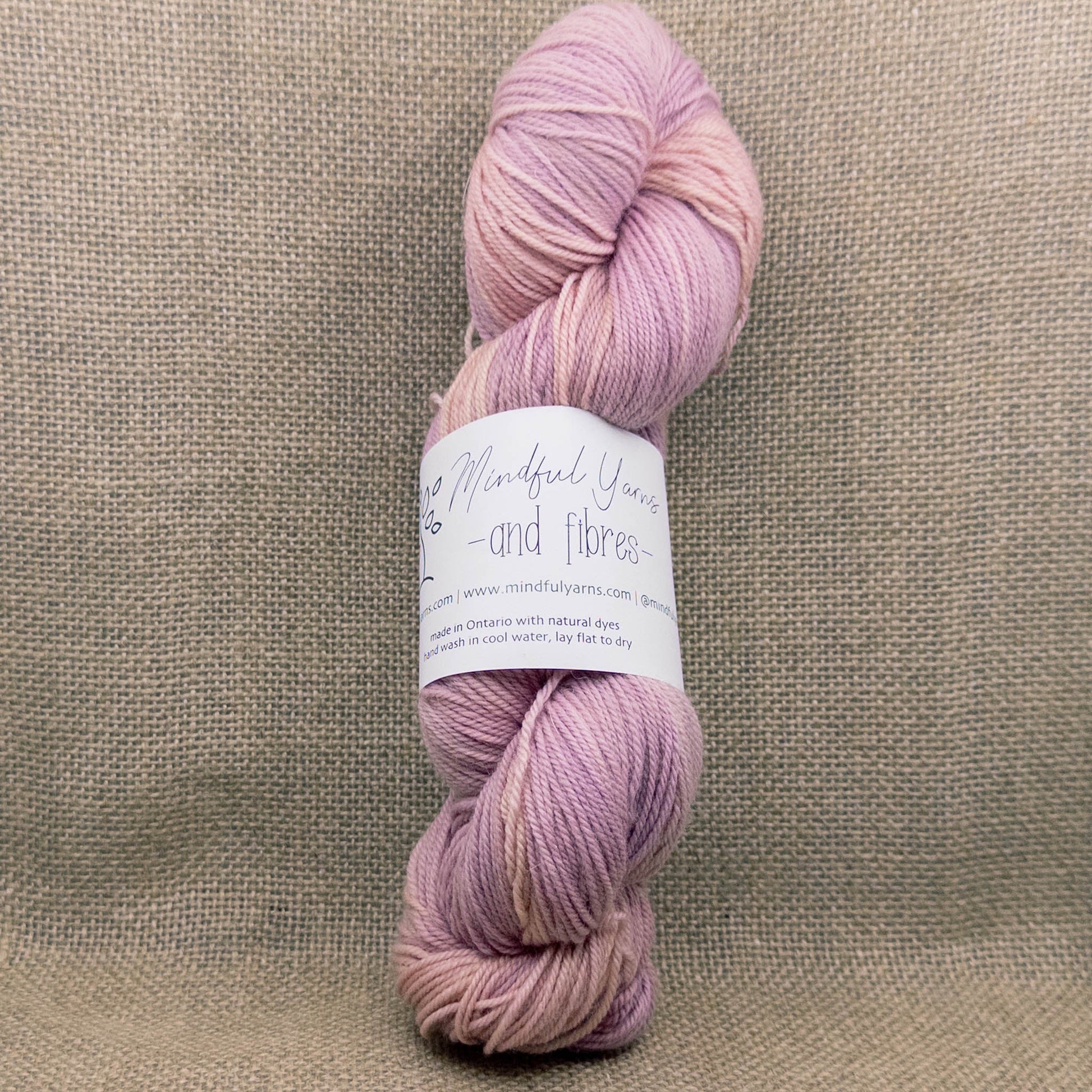 Organic Superwash Sock Yarn - Mindful Yarns - Cochineal X60121