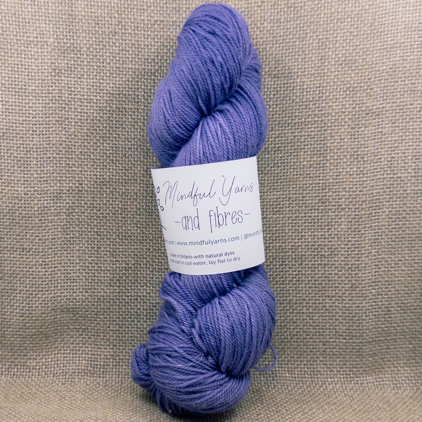 Organic Superwash Sock Yarn - Mindful Yarns - Logwood X60121