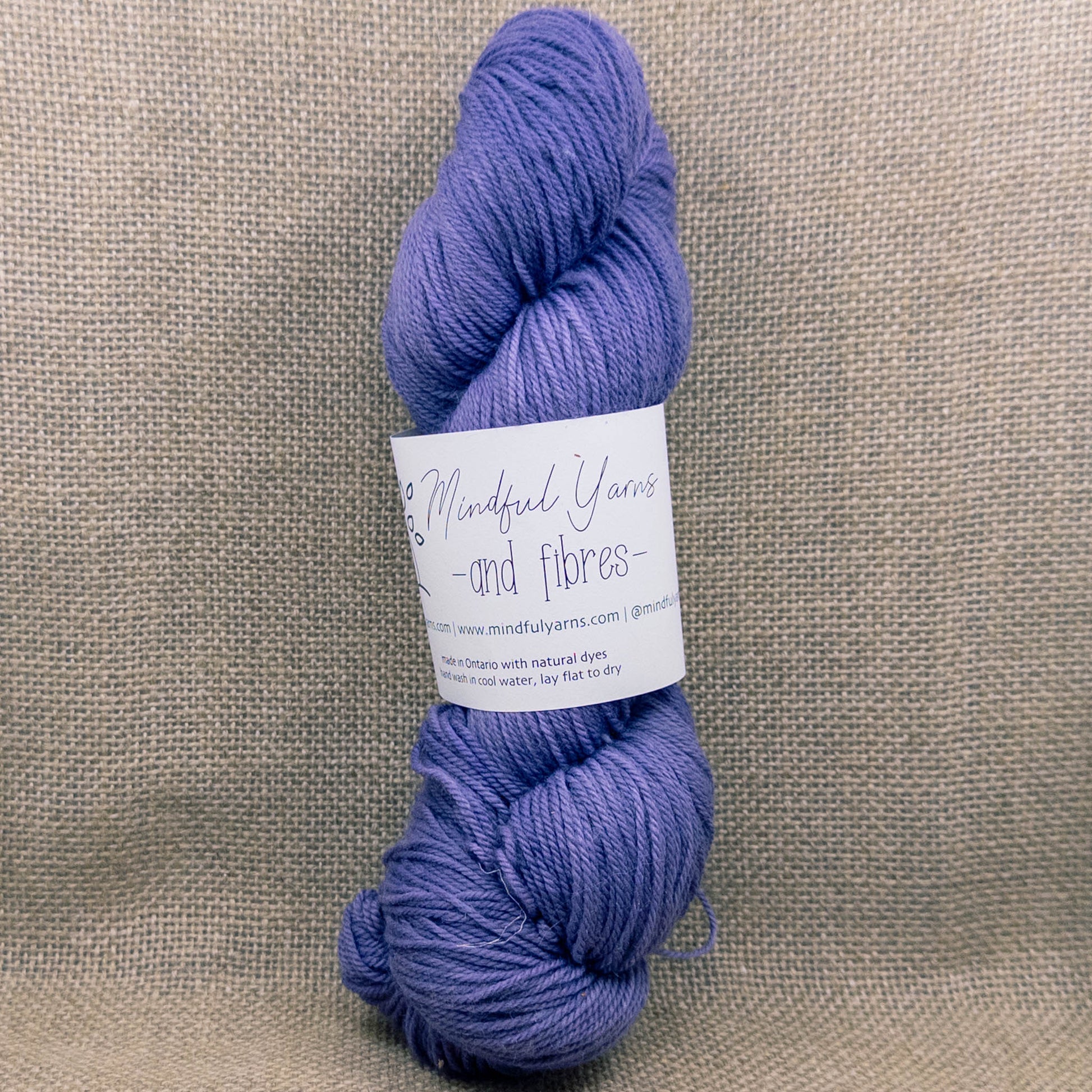 Organic Superwash Sock Yarn - Mindful Yarns - Logwood X60121