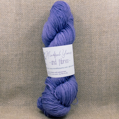 Organic Superwash Sock Yarn - Mindful Yarns - Logwood X60121