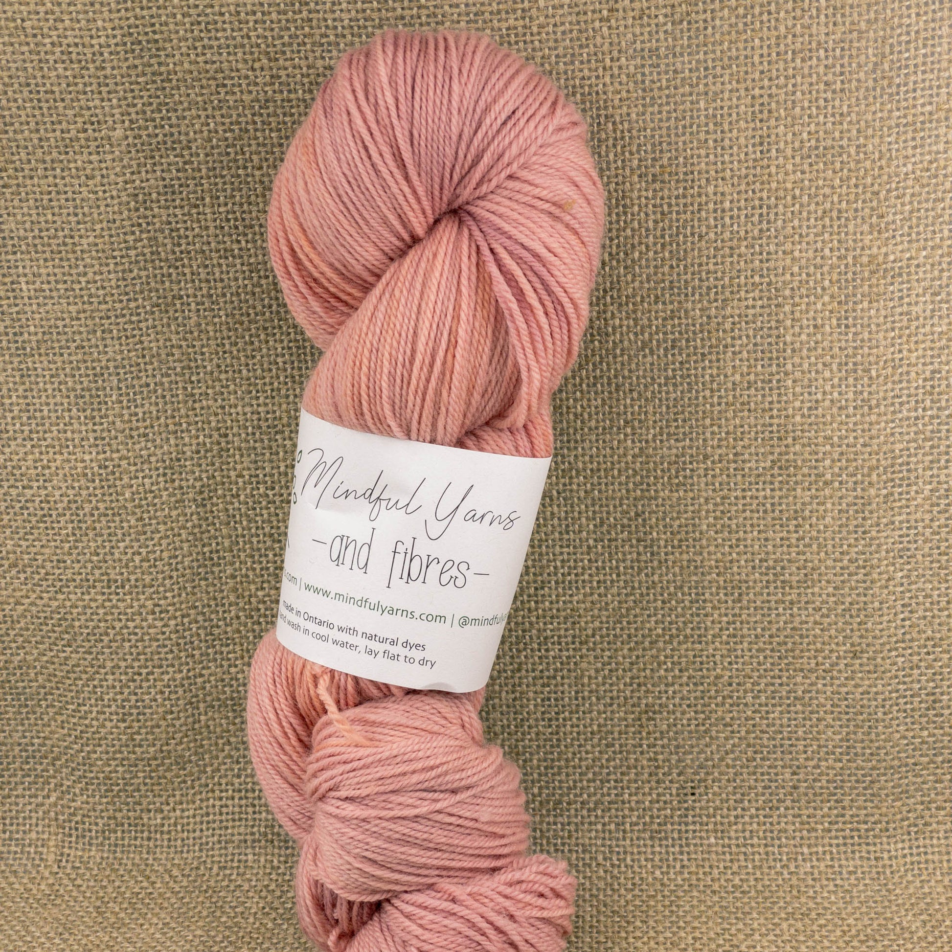 Organic Superwash Sock Yarn - Mindful Yarns - Madder + lac 51016