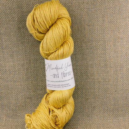 Silk Linen Fingering Weight Yarn - Mindful Yarns - Osage 51015