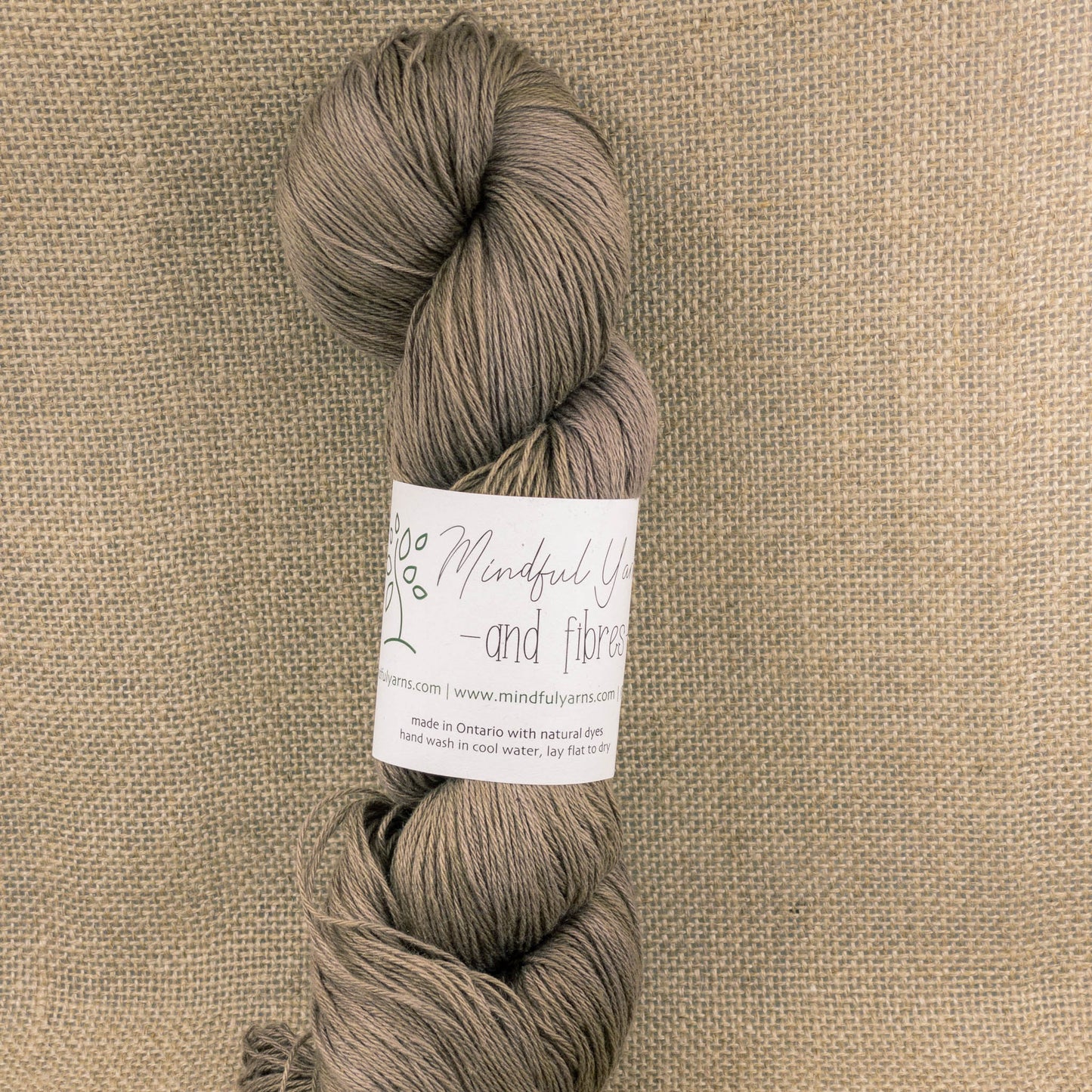 Silk Linen Fingering Weight Yarn - Mindful Yarns - Sequoia 51020