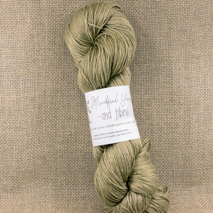 Silk Linen Fingering Weight Yarn - Mindful Yarns - Weld + iron 50729