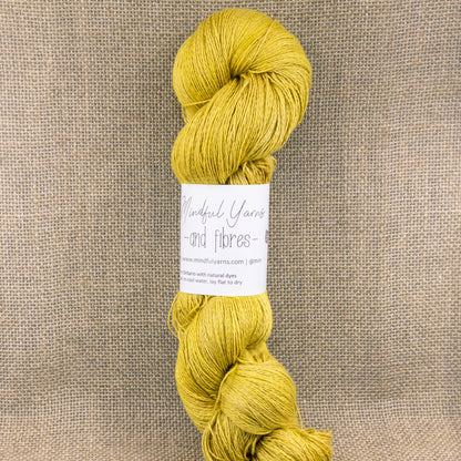 Silk Linen Lace Weight Yarn - Mindful Yarns - Weld + cutch 50722