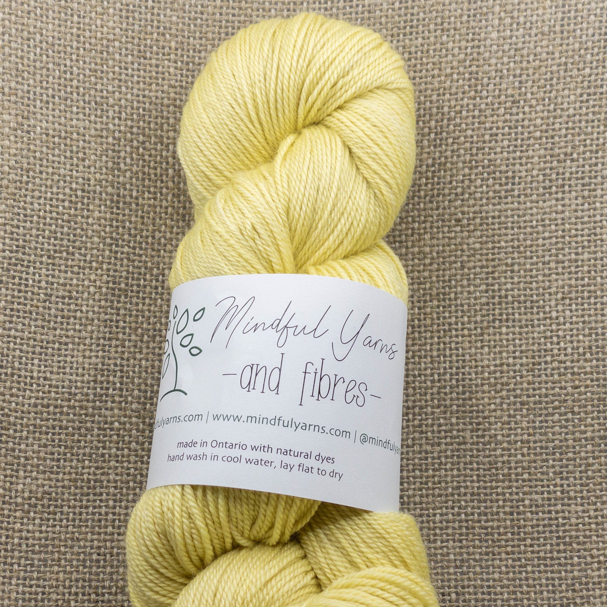 Merino Cashmere Silk Fingering Weight Yarn - Mindful Yarns - Weld + marigold X-0301