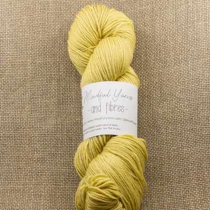 Merino Cashmere Silk Fingering Weight Yarn - Mindful Yarns - Mint 0717