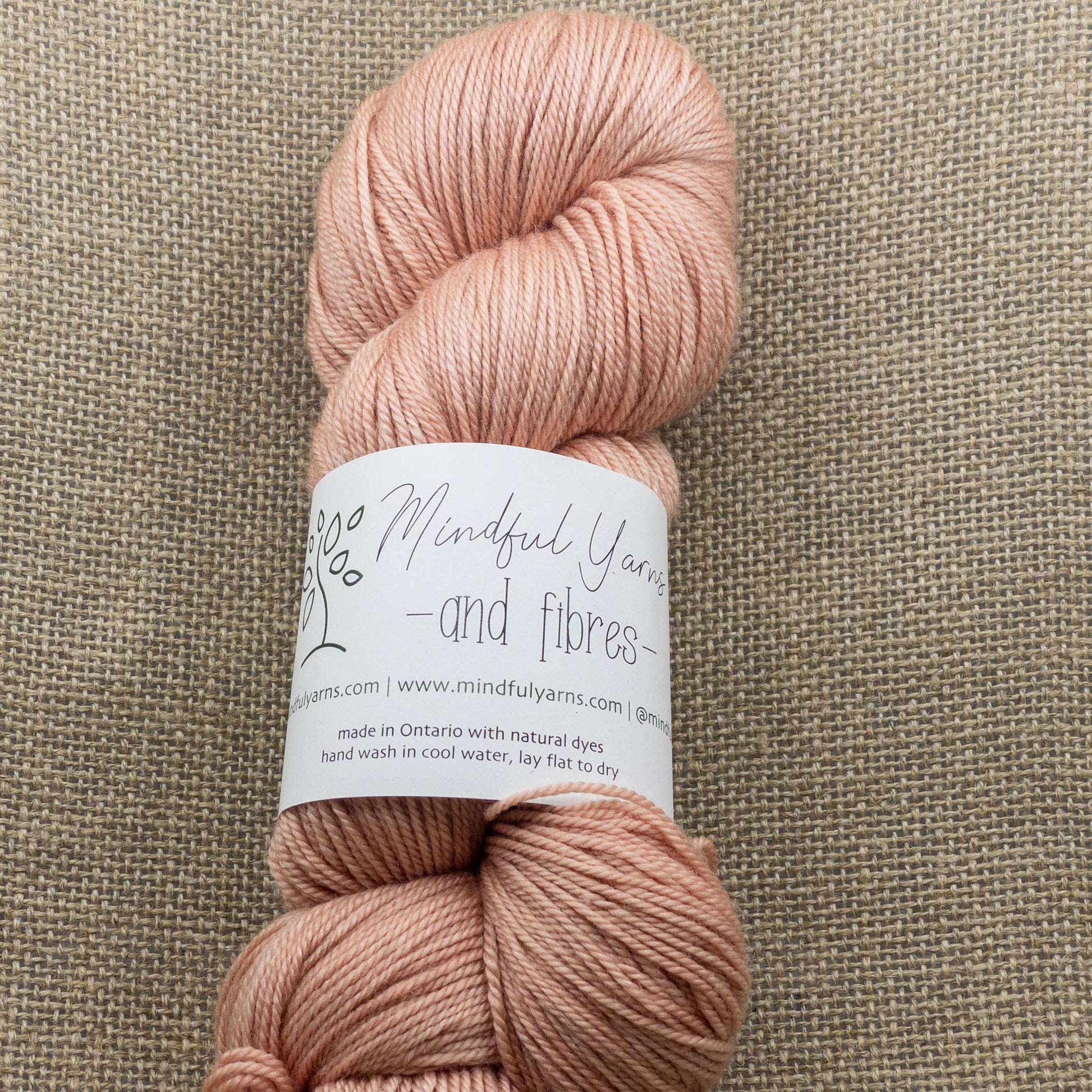 Merino Cashmere Silk Fingering Weight Yarn - Mindful Yarns - Sappanwood X-0210