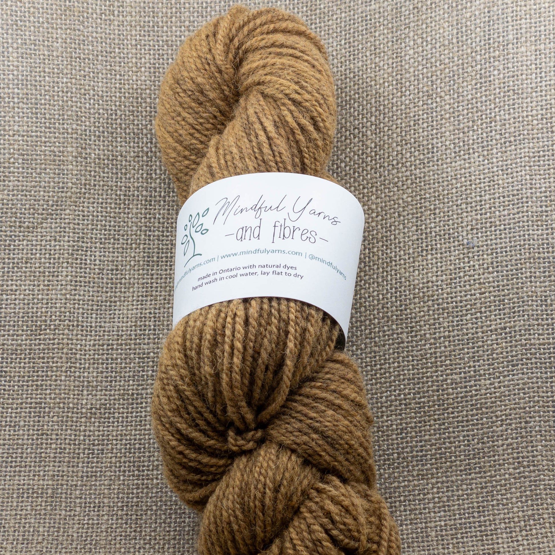 Ontario Dorset Wool - worsted weight - Mindful Yarns - Cutch 30-0711