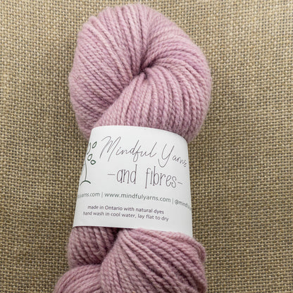 Ontario Dorset Wool - worsted weight - Mindful Yarns - Lac light