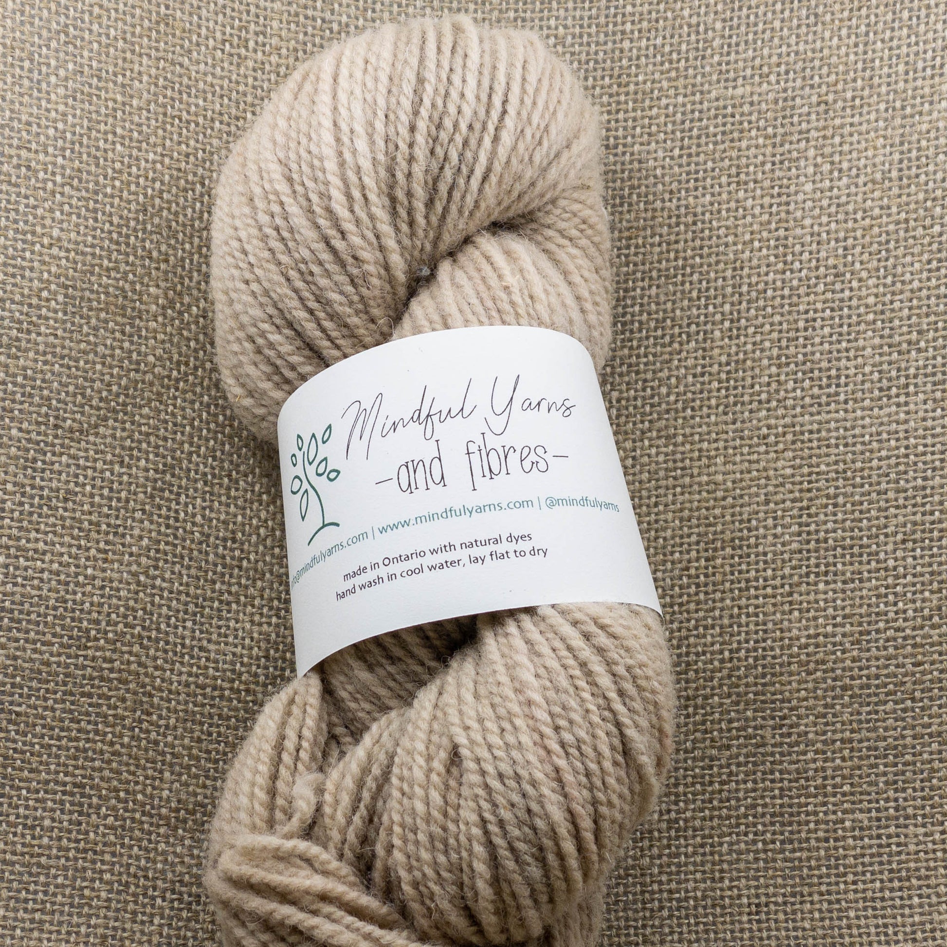 Ontario Dorset Wool - worsted weight - Mindful Yarns - Walnut X-0403