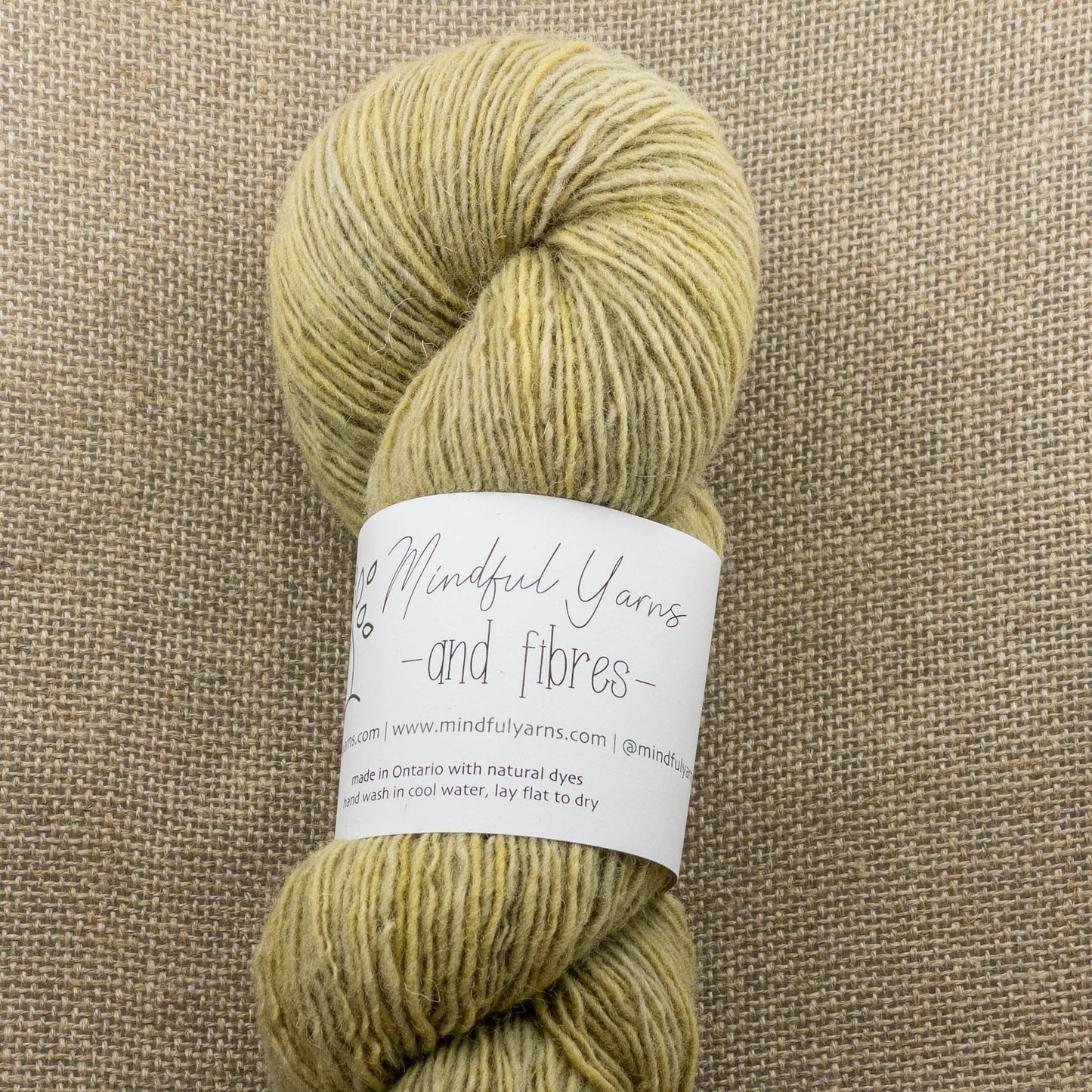 Ontario Single Fingering Weight Wool - Mindful Yarns - Onion + iron X-0315