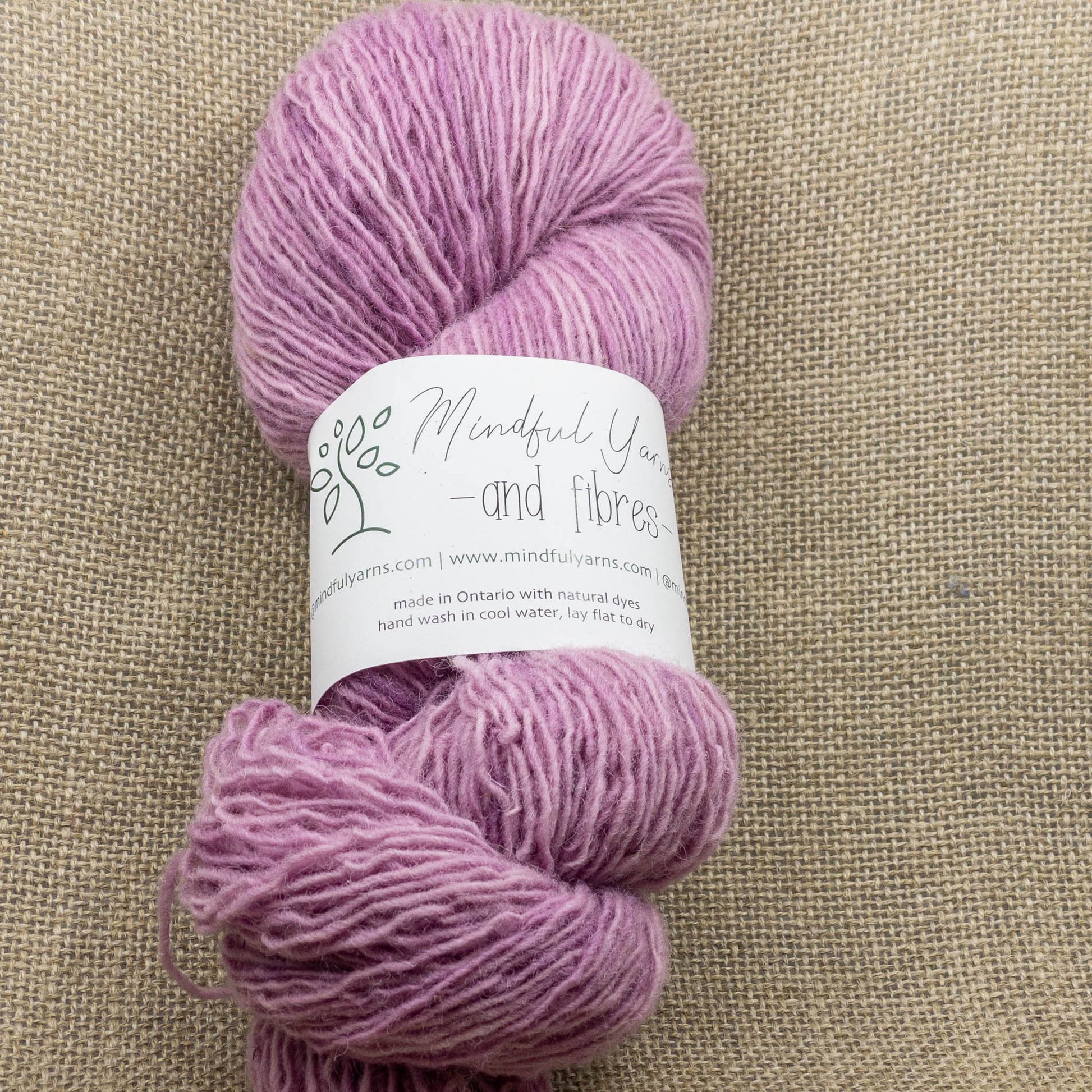 Ontario Single Fingering Weight Wool - Mindful Yarns - Cochineal 1-0410