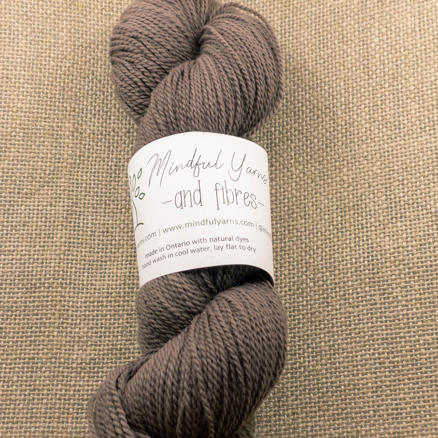 Organic Fingering Weight Wool - Mindful Yarns - Sequoia 13-0815