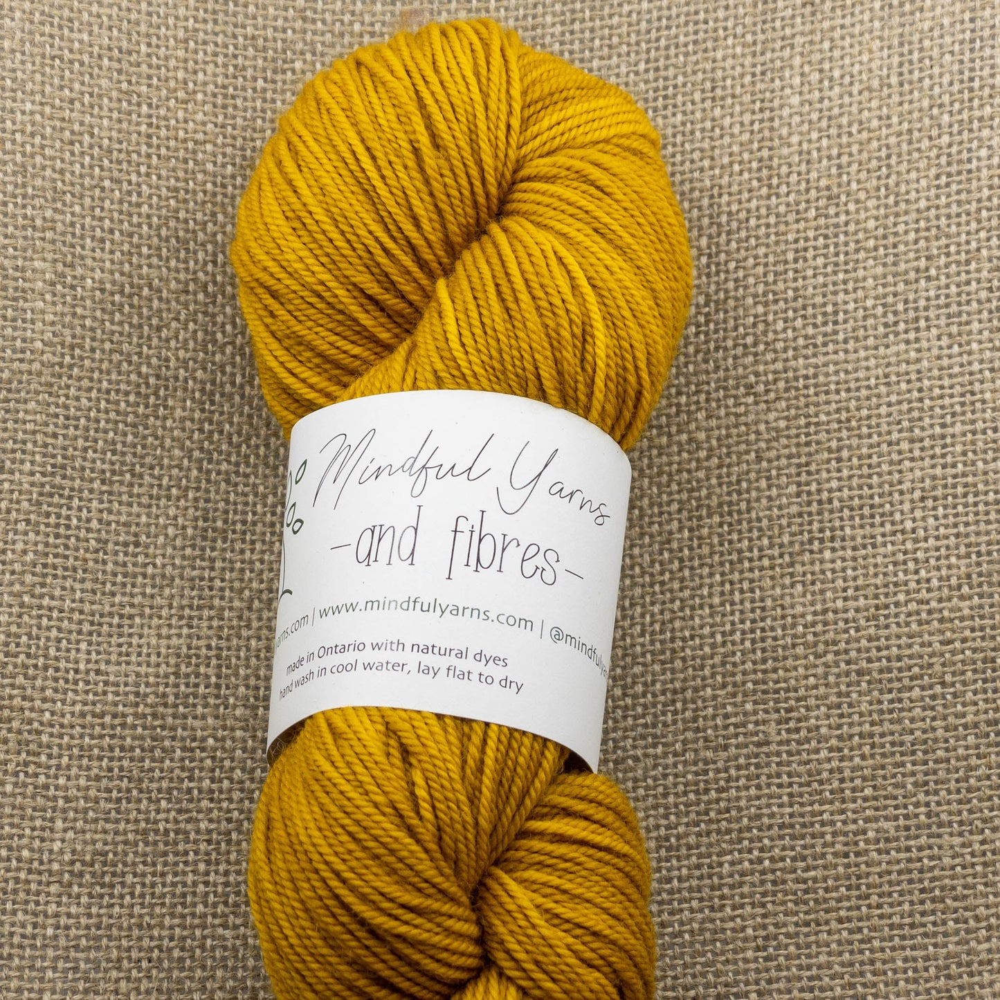 Organic Sport Weight Wool - Mindful Yarns - Marigold 50-0303