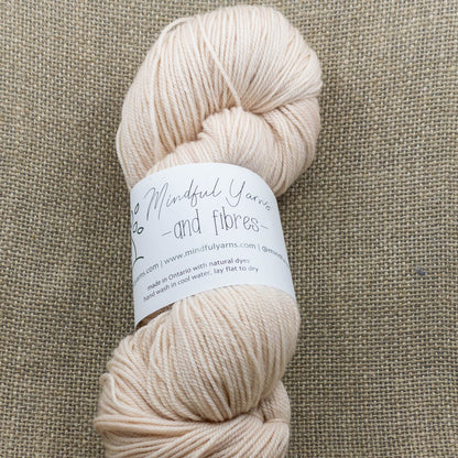 Organic Superwash Sock Yarn - Mindful Yarns - Sappanwood, walnut + sequoia X-0403