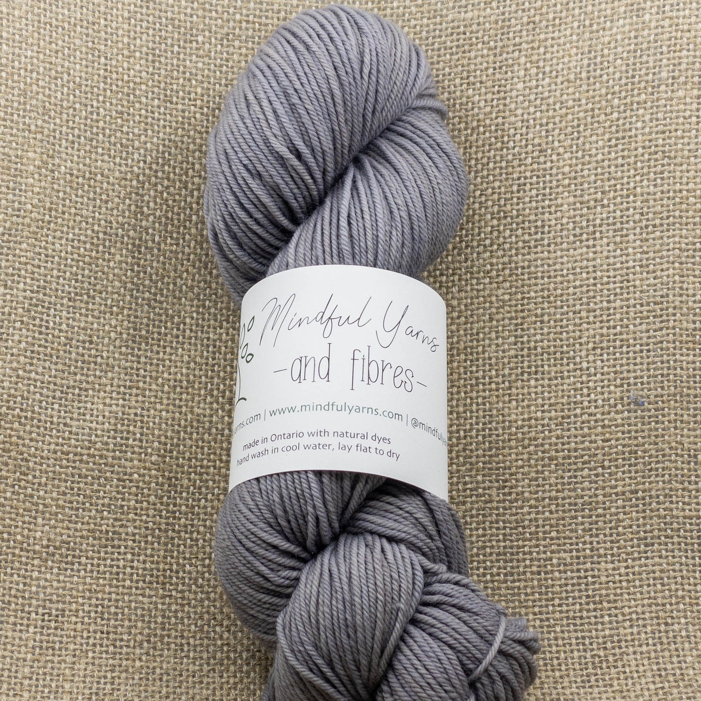 Organic Worsted Weight Wool - Mindful Yarns - Myrobalan + iron X-0403