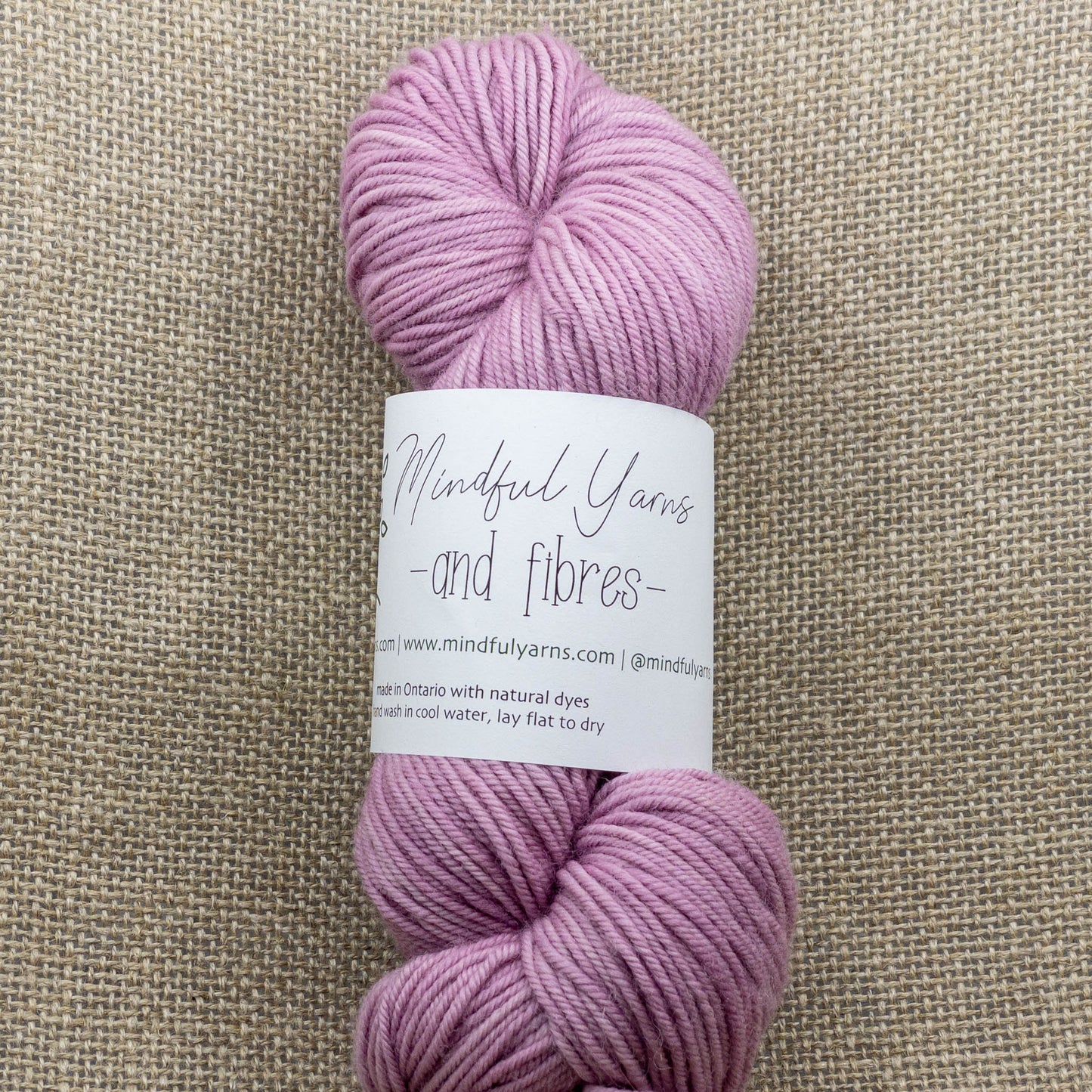 Organic Worsted Weight Wool - Mindful Yarns - Lac light