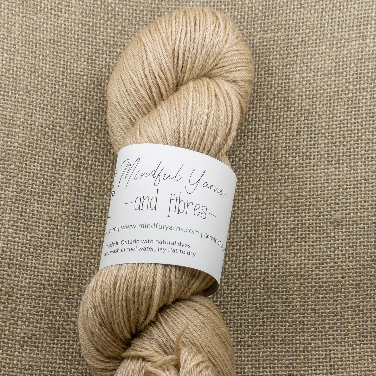 Recycled Wool Tencel Fingering Weight Yarn - Mindful Yarns - Walnut X-0529